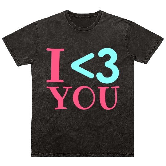 I Love You, Heart, Cool, Marriage, Wedding, bride Mineral Wash T Shirts