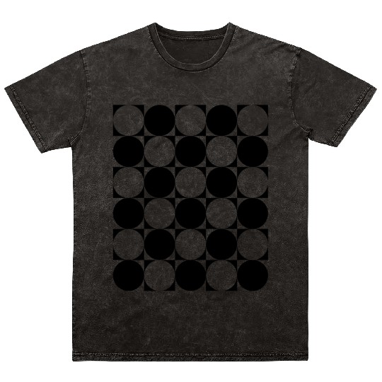 opart polka dots Mineral Wash T Shirts