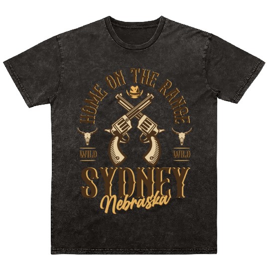 Sidney Nebraska wild west town Mineral Wash T Shirts