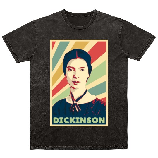 Emily Dickinson Vintage Colors Mineral Wash T Shirts