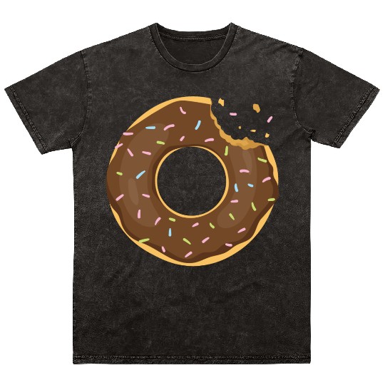 Cool Donut Halloween Doughnut Costume Candy Mineral Wash T Shirts