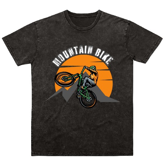 mountain,motorcycle,trail bike Mineral Wash T Shirts