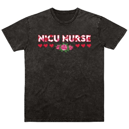 Great NICU Nurse Gift Mineral Wash T Shirts