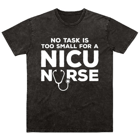 NICU Nurse Design Mineral Wash T Shirts