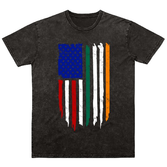 US Immigrant Indigenous USA Immigrants america Mineral Wash T Shirts