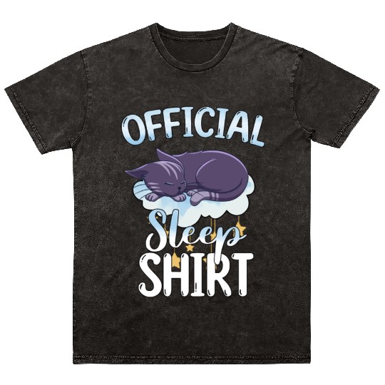 Official Sleep Mineral Wash T Shirts Cat