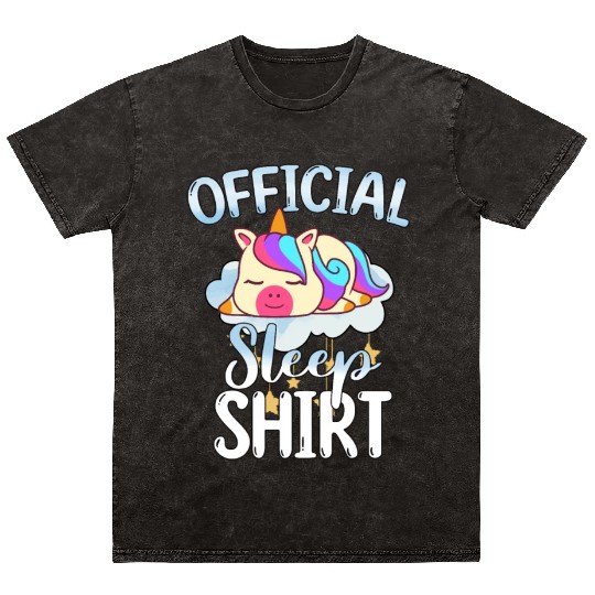 Official Sleep Mineral Wash T Shirts Unicorn