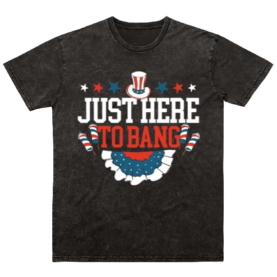 Patriotic America USA Flag 4th Of July American Mineral Wash T Shirts