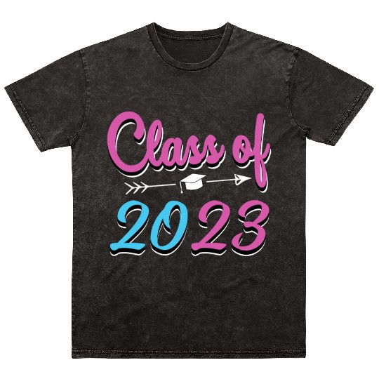 Class Of 2023 Last Day Of School Funny Graduation Mineral Wash T Shirts