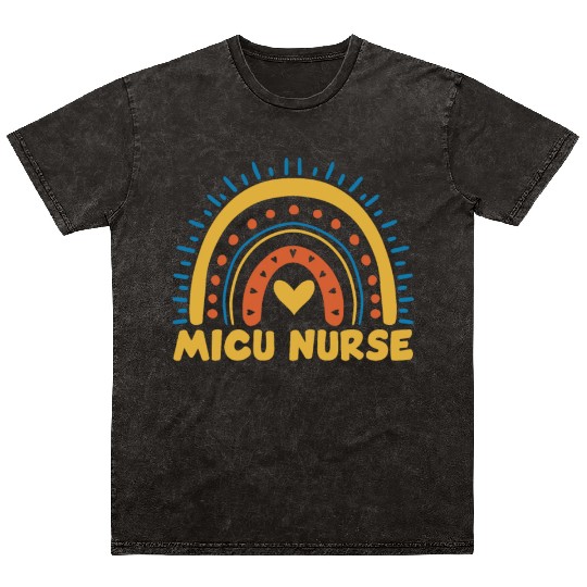MICU Nurse Mineral Wash T Shirts