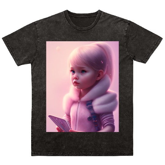 Mommy I'm Stuck Mineral Wash T Shirts