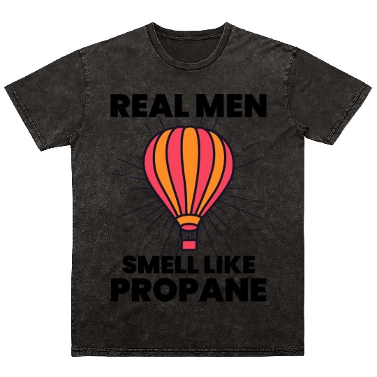 Hot Air Ballooning Hopper Balloon Ride Balloonist Mineral Wash T Shirts