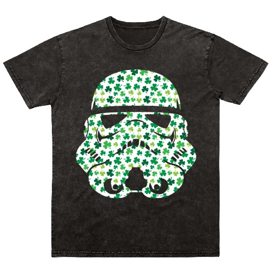 Stormtrooper Saint Patricks Day Mineral Wash T Shirts