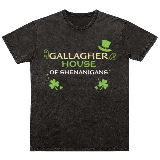 Gallagher House Of Shenanigans Mineral Wash T Shirts