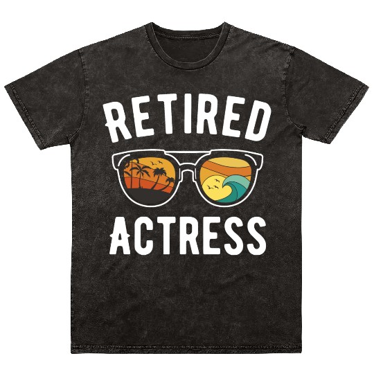 Retired Hollywood Actress Beachwear Designer Mineral Wash T Shirts