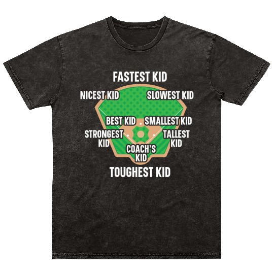 Baseball Lover Baseball Player Baseball Coach Mineral Wash T Shirts