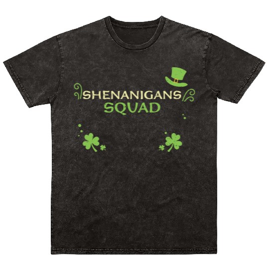 Shenanigans Squad Mineral Wash T Shirts