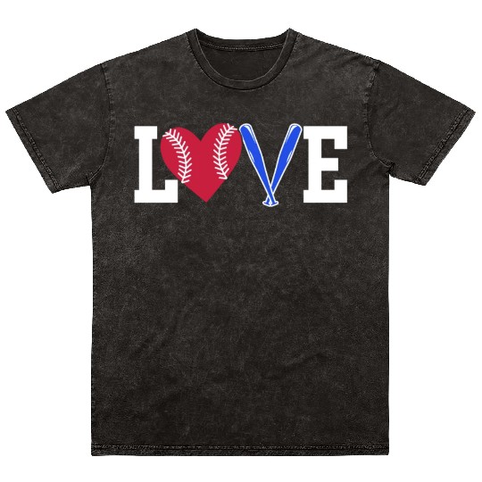 Baseball Lover Baseball Player Baseball Coach Mineral Wash T Shirts