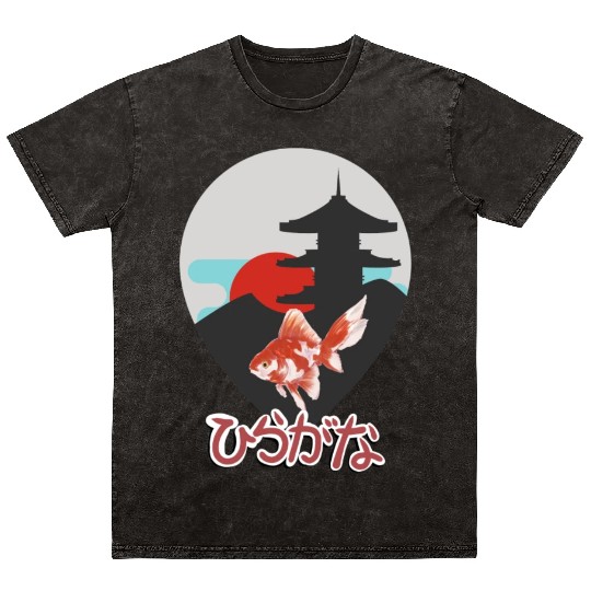 Japan design Mineral Wash T Shirts