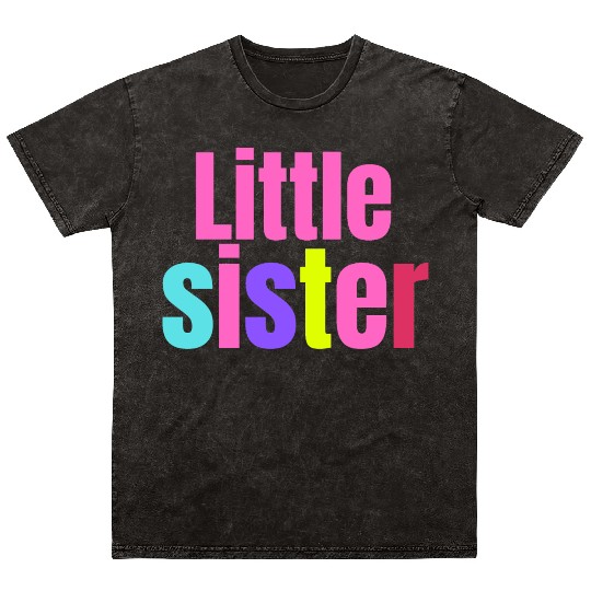 LITTLE SISTER Mineral Wash T Shirts