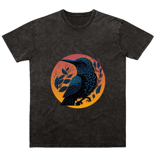 Nature Lovers - Charming Hummingbird Mineral Wash T Shirts