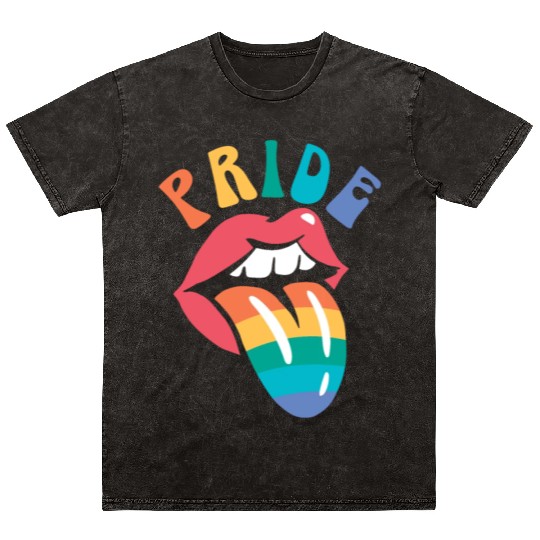 Gay Rights Rainbow Pride Month LGBTQ Gay Pride Mineral Wash T Shirts