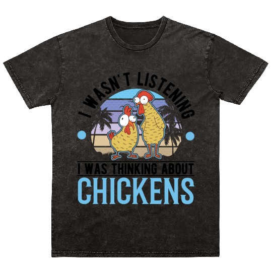 Chickens Chicken Farm Farmer Mineral Wash T Shirts