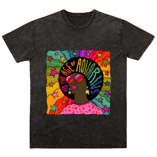 Age of Aquarius Mineral Wash T Shirts