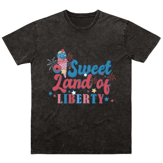 Sweet Land Of Liberty Mineral Wash T Shirts