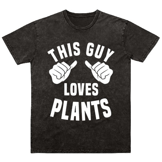 Funny Plants Lover Costume Mineral Wash T Shirts