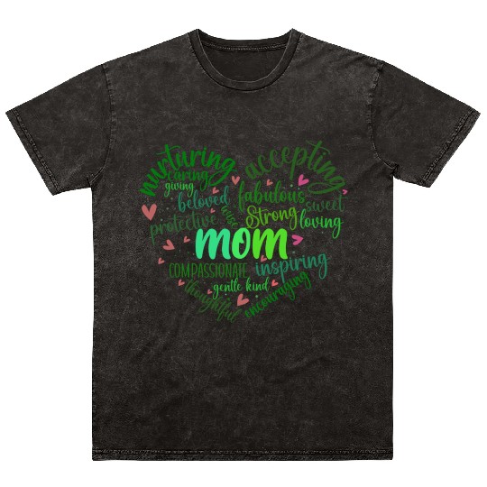 Mother's Day Heart SVG Bundle. Mineral Wash T Shirts