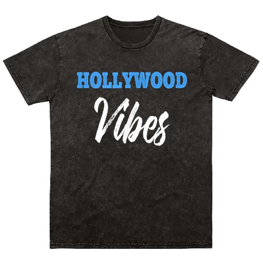 HOLLYWOOD Vibes Mineral Wash T Shirts