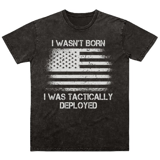 Patriotic Army Veteran Us Soldier Saying Mineral Wash T Shirts