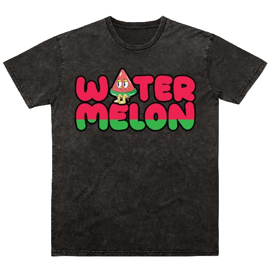 Sweet watermelon typography. Mineral Wash T Shirts