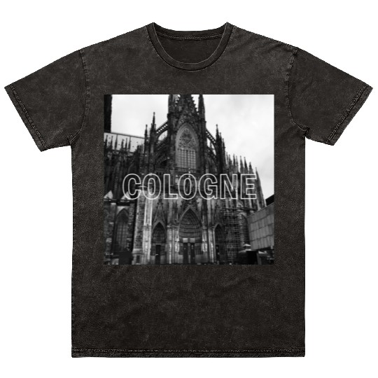 Cologne historical cathedral church in germany Mineral Wash T Shirts