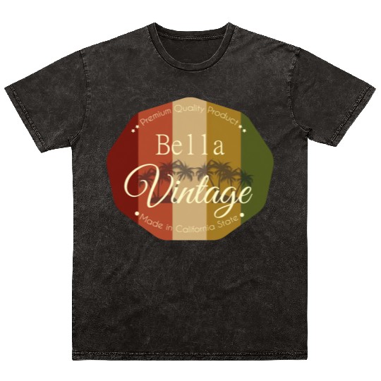 Bella Vintage design Mineral Wash T Shirts