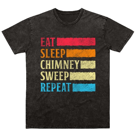 Lucky Charm New Year Fireplace Master Mineral Wash T Shirts