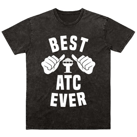 Best ATC Ever - Air Traffic Controller Mineral Wash T Shirts