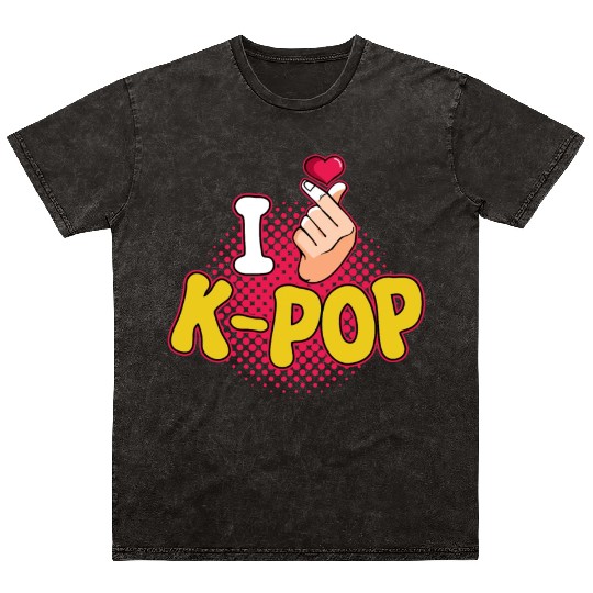 K-Pop K-drama Korean Music KPop Kdrama Gift Mineral Wash T Shirts