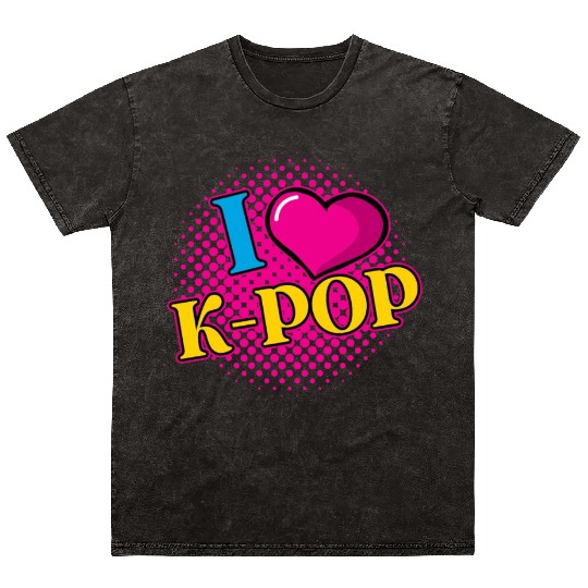 K-Pop K-drama Korean Music KPop Kdrama Gift Mineral Wash T Shirts