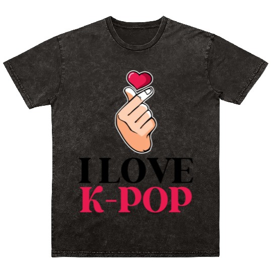K-Pop K-drama Korean Music KPop Kdrama Gift Mineral Wash T Shirts