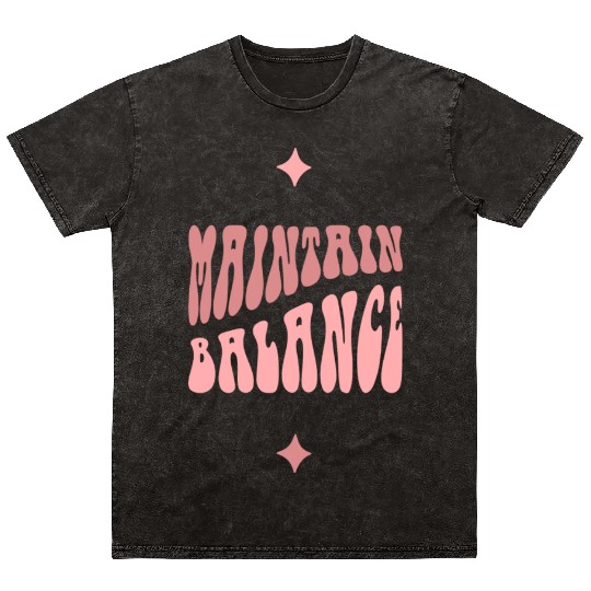 Light Pink Dark Pink Typecentric Psychedelic Mineral Wash T Shirts