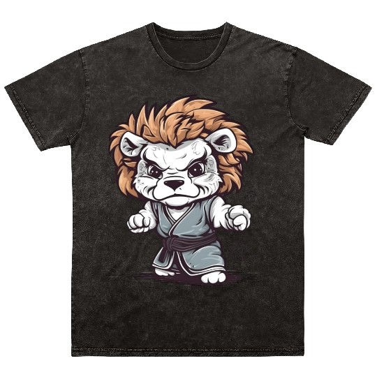 Karate Kitty Mineral Wash T Shirts