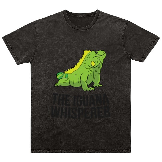 The Iguana Whisperer Gecko Lizard Lover Mineral Wash T Shirts