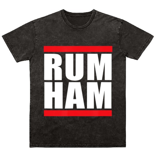 Unique S Womens Rum Ham Blue Small Us Mineral Wash T Shirts