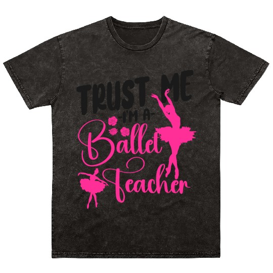 Ballet Dancer Dance Girl Ballerina Mineral Wash T Shirts