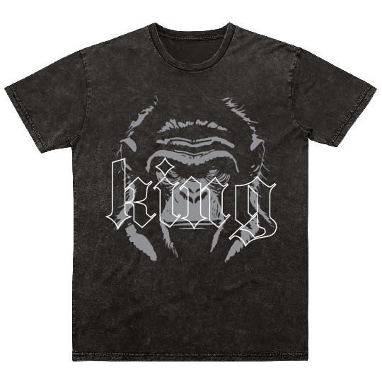 king monkey Mineral Wash T Shirts