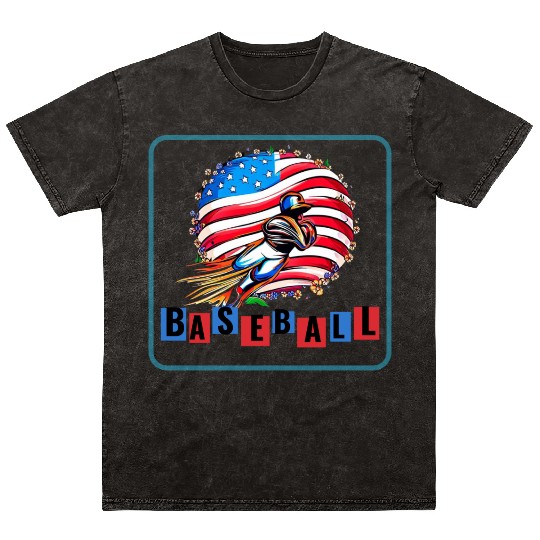 American Game How Baseball Became a National Icon Mineral Wash T Shirts
