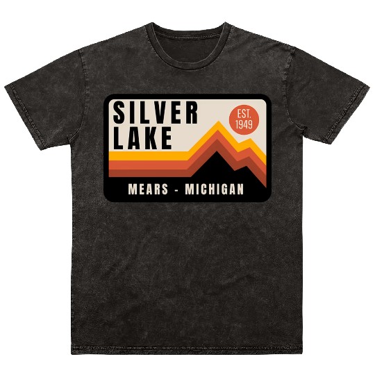 Silver Lake Sand Dunes Mineral Wash T Shirts