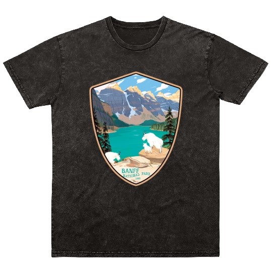 Banff national park Mineral Wash T Shirts